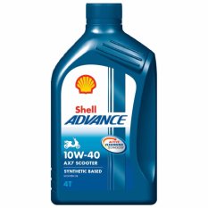 Shell Oli Mesin Advance AX7 Scooter Matic 4 Tak 10W40 0.8L