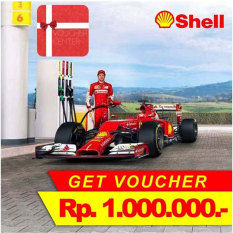 Shell Voucher BBM Mobil Rp 1.000.000 (10 PCS x Rp.100,000)