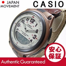 【Ship dari Jepang】 CASIO/Murah Casio AW-80V-5B/AW80V-5B Dasar Anazide Beige × Brown Mens Watch Watch-Intl
