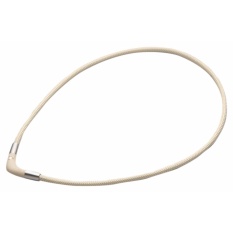 【Ship dari Japan】Phiten Kalung RAKUWA Kalung Titanium Magnetik V Tipe Gading-Intl