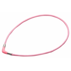 【Ship dari Japan】Phiten Kalung RAKUWA Kalung Titanium Magnetik V Tipe Pink-Intl