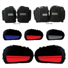 Sidebag motor Side Bag Side Kick Oval Tas Samping Motor Waterproof Funcover BIRU