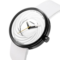 SINOBI Pria Watch Lensa Cembung Unik Kuarsa Whirlwind Permukaan Desain Jam Tangan untuk Pria-Intl