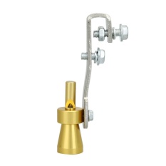Ukuran S Gold Exhaust Palsu Turbo Suara Peluit Pipa Knalpot Meledak Off Valve-Intl-Intl