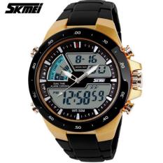 SKMEI Jam Tangan Pria Sport LED Waterproof Rubber Strap Wrist 1016
