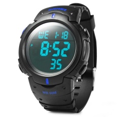 Skmei 1068 Multifunctional LED Military Watch Alarm Stopwatch Water Resistant - intl