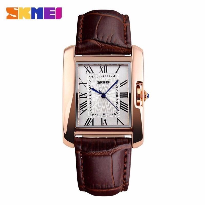 SKMEI 1085 Jam Tangan Fashion Wanita Leather Strap Water Resistant