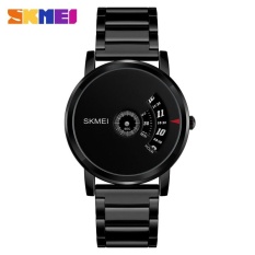 SKMEI 1260 Pria Jam Kuarsa Anti Air Baja Jam Tangan Pria Hitam-Intl