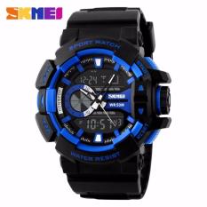 SKMEI Casio Men Sport LED Watch Water Resistant 50m Jam Tangan Casio Sport Pria - AD1117 - Hitam Abu Hitam Merah Hitam Biru
