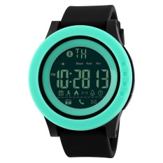 SKMEI Merek Perhiasan Pria Cerdas Menonton Kalori Pedometer Multi-Fungsi remote Jam Kamera 50M Waterproof Digital SmartWatch 1255 - intl