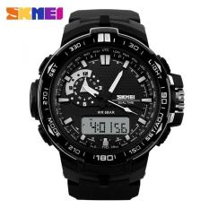 Termurah !! Skmei Casio Men Sport Led Watch Water Resistant 50m - Ad1081 - Black / Hitam / Blue / Biru / Orange / Oranye / White / Putih Jam Tangan Casula Kasual Cowo Cowok Pria Anti Air Waterproof Berkualitas