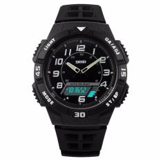 SKMEI Casio Men Sport LED Watch Water Resistant 50m Jam Tangan Sport Pria AD1065 - Putih