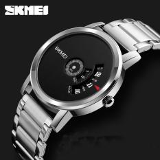 Skmei Bagus Harga 1260 Hot Gaya Sederhana Fashion Pria QUARTZ Watch Top Merek Mewah Kreatif Steel Band Waterproo Orangnya Cuek Usaha Digital Watches S Sport