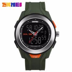 SKMEI Jam Tangan Digital Analog Pria AD1157 Jam Tangan Pria Original - Hijau Army Green Army