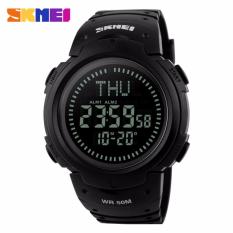 SKMEI Jam Tangan Pria Digital Sensor Kompas Jam Tangan Compass Casual Water Resistant 50m DG1231CM - Hitam