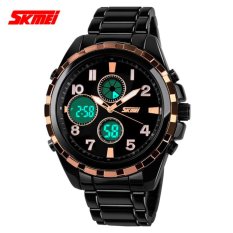 SKMEI Jam Tangan Pria Jam Tangan Analog Digital Casio Men Sport LED Watch Water Resistant 30m AD1021 - Hitam