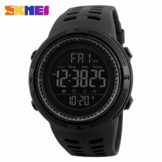 SKMEI Jam Tangan Pria Jam Tangan Analog Stopwatch Countdown Alarm Date EL Light Chrono DG1251 - Hitam