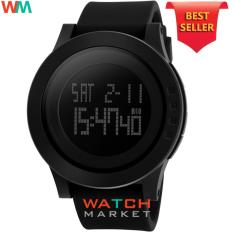 SKMEI Jam Tangan Pria Wanita Fashion Sport LED Digital Water Resistance - Hitam