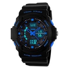 SKMEI Merek Watch 0955 Mewah Pria Olahraga Jam Tangan Digital LED Jam Tangan Karet Strap Militer Watch Bandung Photo: “laki-laki -Pria Jam Kuarsa-Internasional