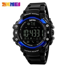 SKMEI merek Watch 1226 pria menonton Fashion kolam olahraga Digital Watches Pedometer kalori Bluetooth kebugaran Tracker remote kamera - intl