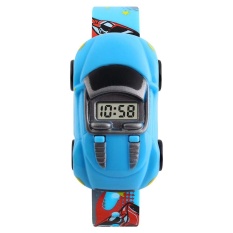 SKMEI Merek Watch 1241 Anak Kartun Digital Jam Tangan Children Children Gadis Kolam Mahasiswa Olahraga Jam Tangan Fashion Kreatif Hitam Mobil Clock-Intl
