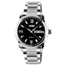 merek Watch 9082 Men's Fashion Waterproof otomatis Stainless Steel mewah Clock Jual obat anti rayap kualitas atas Quartz Watch