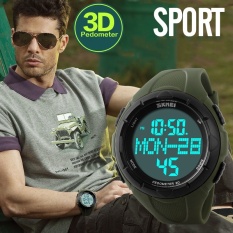 Merek Watch Pria Olahraga Outdoor Tahan Air Multifungsi Elektronik Watch Siswa Laki-laki Catatan Swim Pasang 1122- INTL
