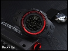 SKMEI merek Watch pria olahraga Watches Countdown Double Time Watch Alarm Chrono Digital jam tangan 50M Waterproof Relogio Masculino 1251 - intl