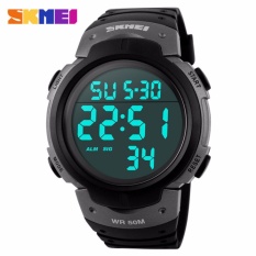 SKMEI Olahraga Baru Watches Pria Shock Resist Militer Militer Watch LED Digital Watch 1068G-Intl