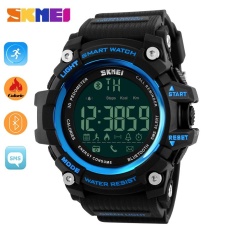 SKMEI Watch 1227 Pria Olahraga Watch Fashion Kolam Digital Watches Kebugaran Tracker Bluetooth IOS 4,0 Android Besar Dial Jam Tangan -Intl