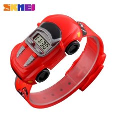 SKMEI Watch 1241 Fashion Kreatif Children Menonton Kartun Mobil Digital Children Jam Tangan Bandung Photo: “laki-laki Pria Berpakaian Jam Tangan