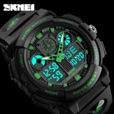Laki-laki SKMEI Watch 1270 Kuarsa Watch Elektronik Militer Tahan Air Jam Tangan Digital Relogio Masculino-Intl