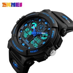 Laki-laki SKMEI Watch 1270 Kuarsa Watch Elektronik Militer Tahan Air Jam Tangan Digital Relogio Masculino-Intl