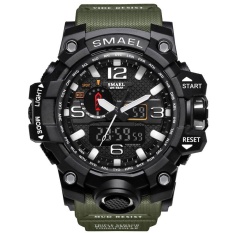 SMAEL Watch 1545 Pria Kuarsa Analog LED Digital Elektronik Watch Tahan Air Militer Watches Relogio Masculino-Intl
