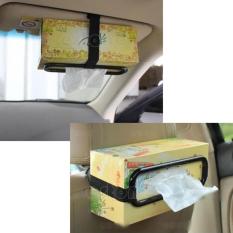 Smart Car Tissue Holder Penjepit Jepit Kotak Tisu Mobil Otomotif Unik Universal Gantungan Tissue Tempat Tisu Penjepit Tissu Box Kotak Di Mobil Car Holder Aksesoris Interior Mobil Wadah Tisu Anti Ribet - Warna Random