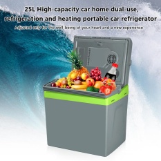 Smt-125 25L Kulkas Mobil Kotak Pendingin Hangat Tujuan Ganda (Abu-abu)-Intl