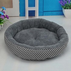 Lembut Flanel Pet Anjing Puppy Kucing Kitten Babi Round Hangat Bed Home Rumah Cozy Nest Mat Pad dengan 3D PP Cotton Filling Spesifikasi: S-Intl
