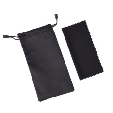 Kacamata Lembut Pouch Cleaning Cloth Sunglasses Kacamata Kain Pouch Bag-Intl