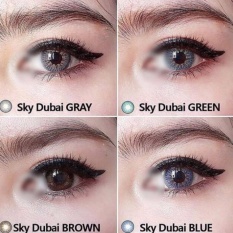 softlens sky dubai grey (normal) + FREE aquas 60ml