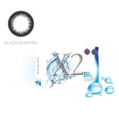 Softlens X2 Bio Untuk Mata Sensitif BLACK SHAKYRA MINUS -5,75