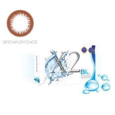 Softlens X2 Bio Untuk Mata Sensitif BROWN BYONCE MINUS -0,75