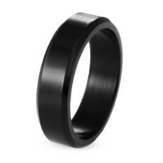 Sohoku Cincin Titanium Black Model Bulat Polos