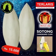 Sotong Cangkang Tulang Cumi Merk Sempati Premium Kalsium Iodium Garam Mineral Dll Untuk Burung Kenari Lovebird Parkit Perkutut Dll