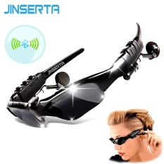 Sport Stereo Wireless Bluetooth Headset 3 colorful Sun lens Earphones Sunglasses mp3 Riding Glasses - intl