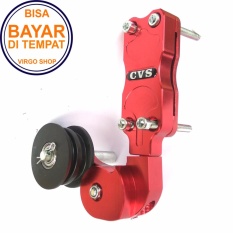 Stabilizer Rantai CNC Untuk Motor Sport Merk CVS Untuk Vixion Byson CB150R Mega Pro Verza Scorpio Tiger - Merah