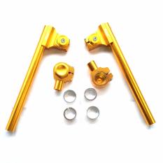 Stang Jepit Full CNC Ukuran 26-33 - FU-CBR-Vixion-Ninja150-Tiger-Scorpio-Megapro-DLL - Gold