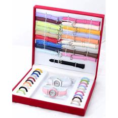 StarStore Jam Tangan Since 2 Jam 21 Tali Jam Paket Box 21 Tali / Jam Warna Warni