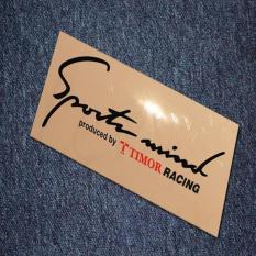 Sticker Sport Mind Timor Racing Indonesia