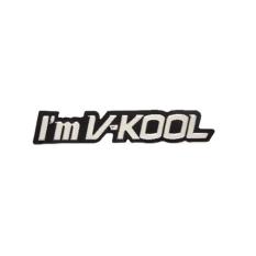 Sticker Stiker Logo Vkool V-Kool Emboss Timbul Mobil Motor Kaca Film Krom Chrome