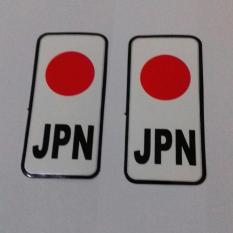 Stiker Bendera Jepang 2 pcs